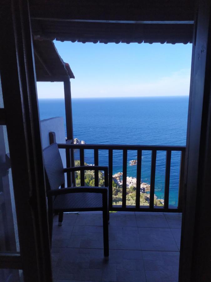 Double Studio Room In Mylopotamos With Beautifull View Tsagkarada Buitenkant foto