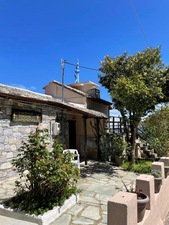 Double Studio Room In Mylopotamos With Beautifull View Tsagkarada Buitenkant foto