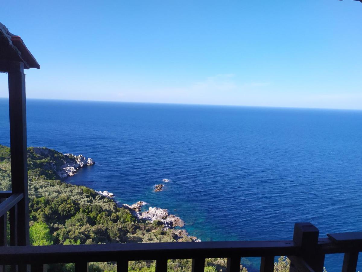 Double Studio Room In Mylopotamos With Beautifull View Tsagkarada Buitenkant foto